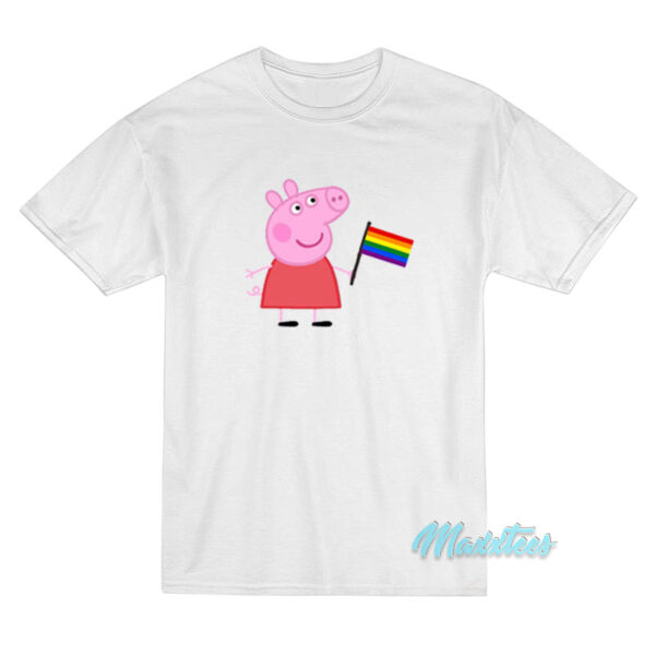 Peppa Pig Pride Flag T-Shirt Peppa Pig Pride Flag T-Shirt