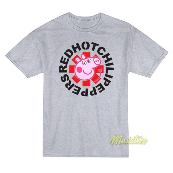 Peppa Pig Red Hot Chili Peppers T-Shirt Peppa Pig Red Hot Chili Peppers T-Shirt