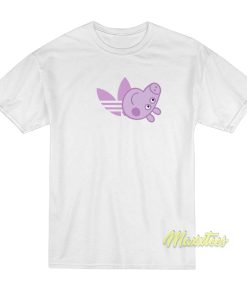 Peppa Pig X Adidas Pink Parody T Shirt 1