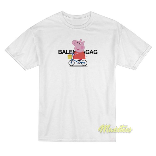 Peppa Pig X Balenciagag T-Shirt Peppa Pig X Balenciagag T-Shirt