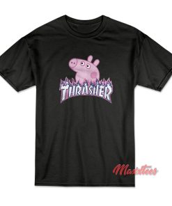 Peppa Pig X Thrasher Parody T-Shirt