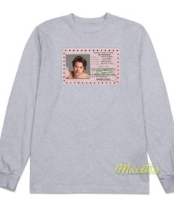 Permanent License Of Travel Card Harry Styles Long Sleeve Shirt
