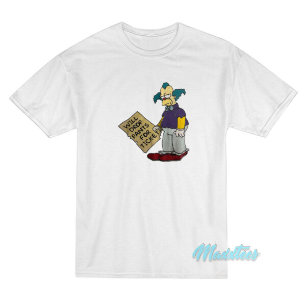 Phish Lot Krusty The Clown T-Shirt Phish Lot Krusty The Clown T-Shirt
