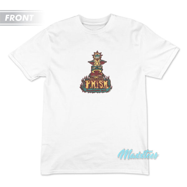 Phish Totem Pole Summer Tour 2003 T-Shirt Phish Totem Pole Summer Tour 2003 T-Shirt