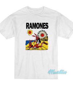 Ramones Rockaway Beach Bunny T Shirt 1
