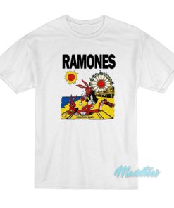 Ramones Rockaway Beach Bunny T Shirt 2