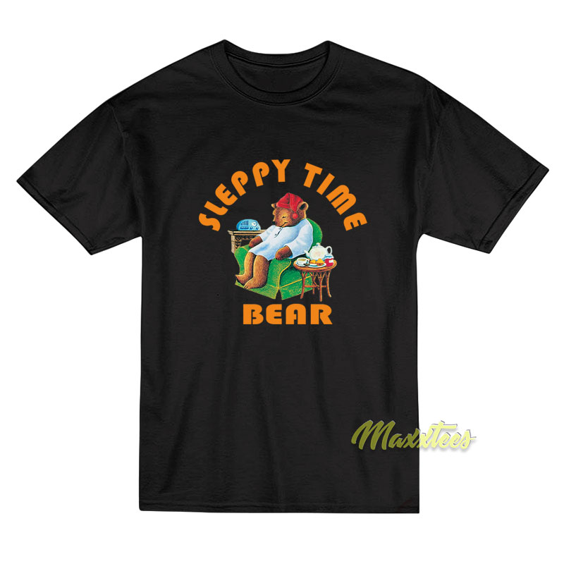 Sleepy Time Bear Tea T-Shirt Sleepy Time Bear Tea T-Shirt