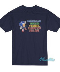 Sonic Remember You Are Someone Reason To Smile T Shirt 2