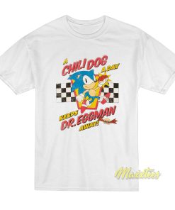 Sonic The Hedgehog Chili Dog Dr Eggman T-Shirt Sonic The Hedgehog Chili Dog Dr Eggman T-Shirt