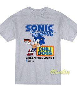 Sonic The Hedgehog Chili Dog T-Shirt Sonic The Hedgehog Chili Dog T-Shirt