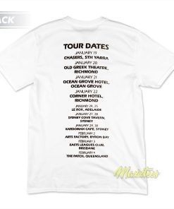 Sonic Youth Australian Tour 89 T-Shirt Sonic Youth Australian Tour 89 T-Shirt