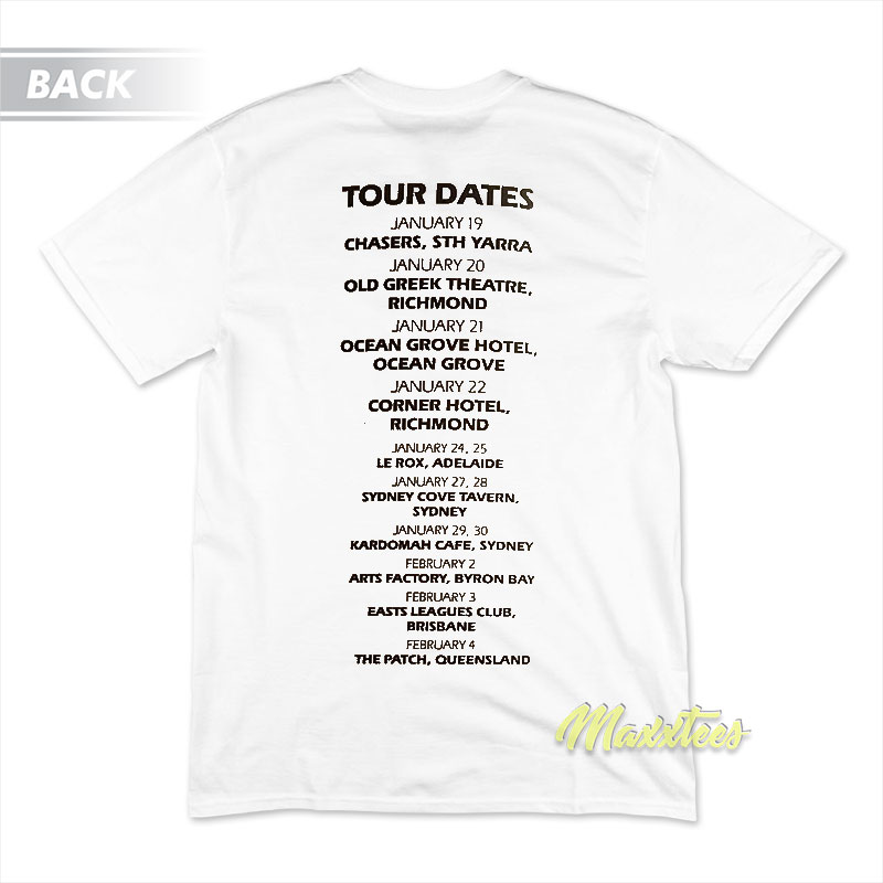 Sonic Youth Australian Tour 89 T-Shirt Sonic Youth Australian Tour 89 T-Shirt