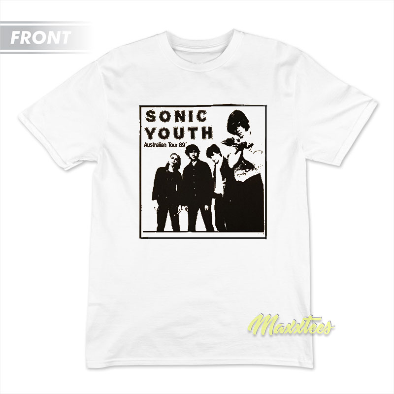 Sonic Youth Australian Tour 89 T-Shirt Sonic Youth Australian Tour 89 T-Shirt