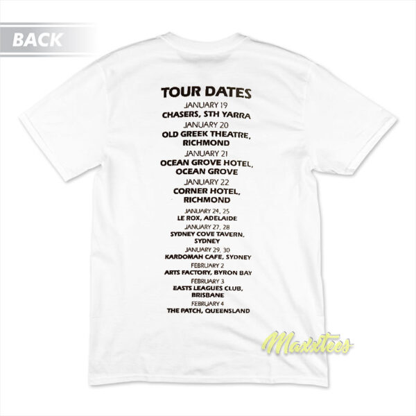 Sonic Youth Australian Tour 89 T-Shirt Sonic Youth Australian Tour 89 T-Shirt