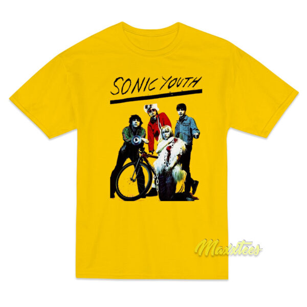 Sonic Youth Memorabilia T-Shirt Sonic Youth Memorabilia T-Shirt