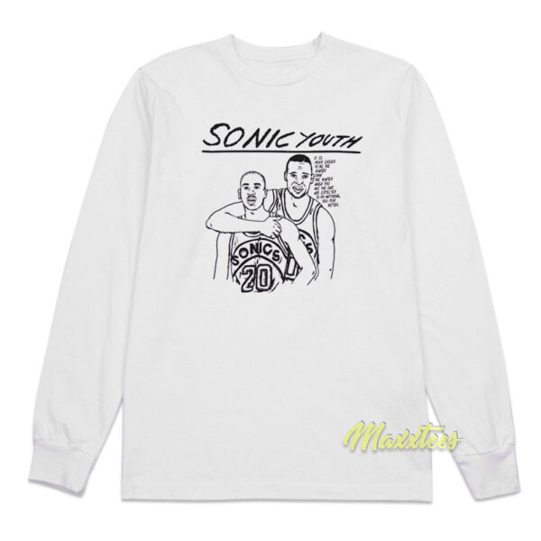 Sonic Youth Sonic Youth Dunk Comp Long Sleeve Shirt Sonic Youth Sonic Youth Dunk Comp Long Sleeve Shirt