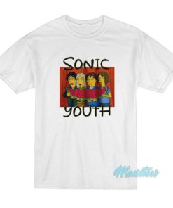 Sonic Youth Watermelon Bart Simpsons T-Shirt 1 Sonic Youth Watermelon Bart Simpsons T Shirt 2