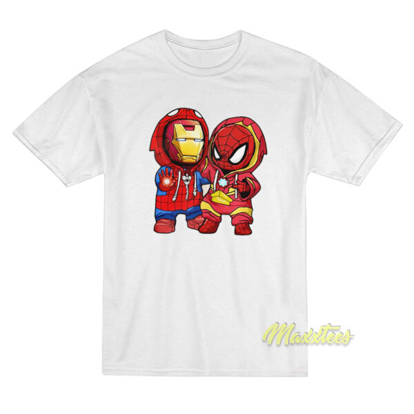 Spider Man and Iron Man T-Shirt Spider Man and Iron Man T-Shirt