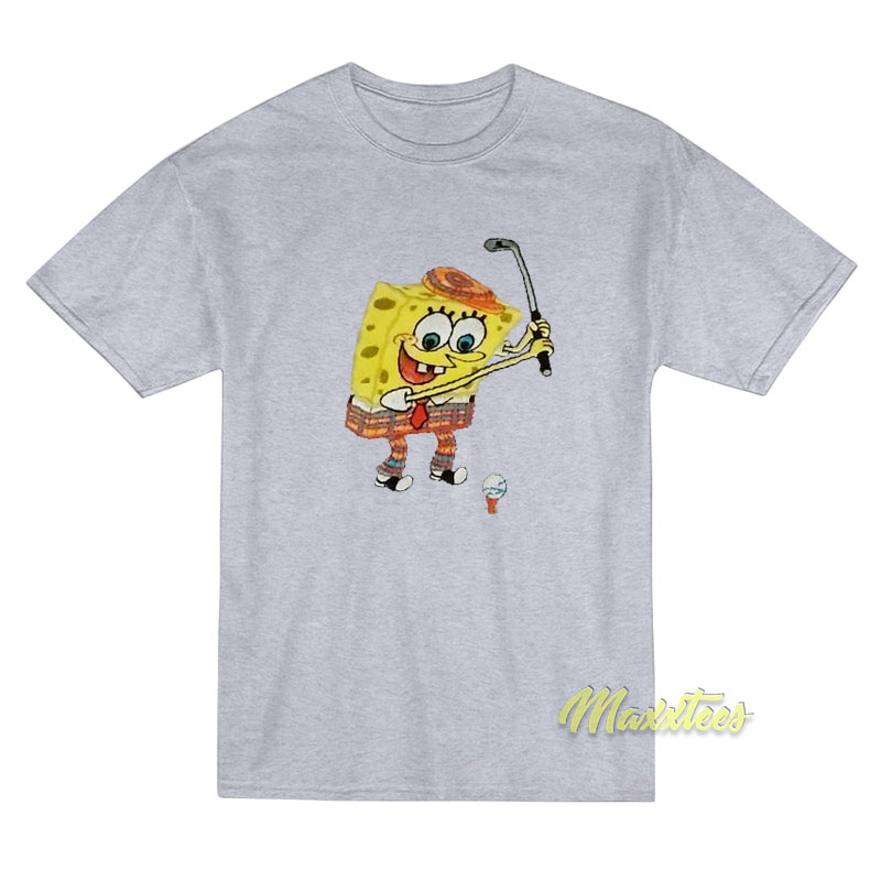 Spongebob Golf T-Shirt Spongebob Golf T-Shirt