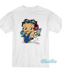 St Thomas USVI Betty Boop Beach T Shirt 1