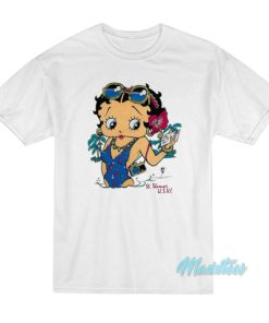 St Thomas USVI Betty Boop Beach T Shirt 2