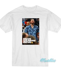 Steven Adams Stevo Wearing Stevo T-Shirt Steven Adams Stevo Wearing Stevo T-Shirt