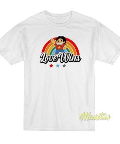 Steven Universe Love Wins Rainbow T Shirt 1