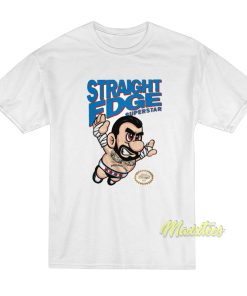 Straight Edge Superstar CM Punk Super Mario T-Shirt