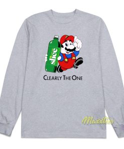 Super Mario Lemon Slice Clearly The One Long Sleeve Shirt Super Mario Lemon Slice Clearly The One Long Sleeve Shirt