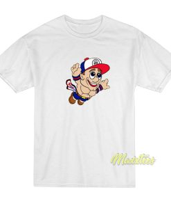 Super Mario WWE John Cena Never Give Up T-Shirt