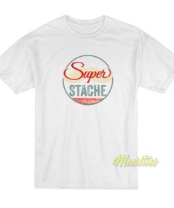 Super Stache Logo T-Shirt 2 Super Stache Logo T Shirt 3