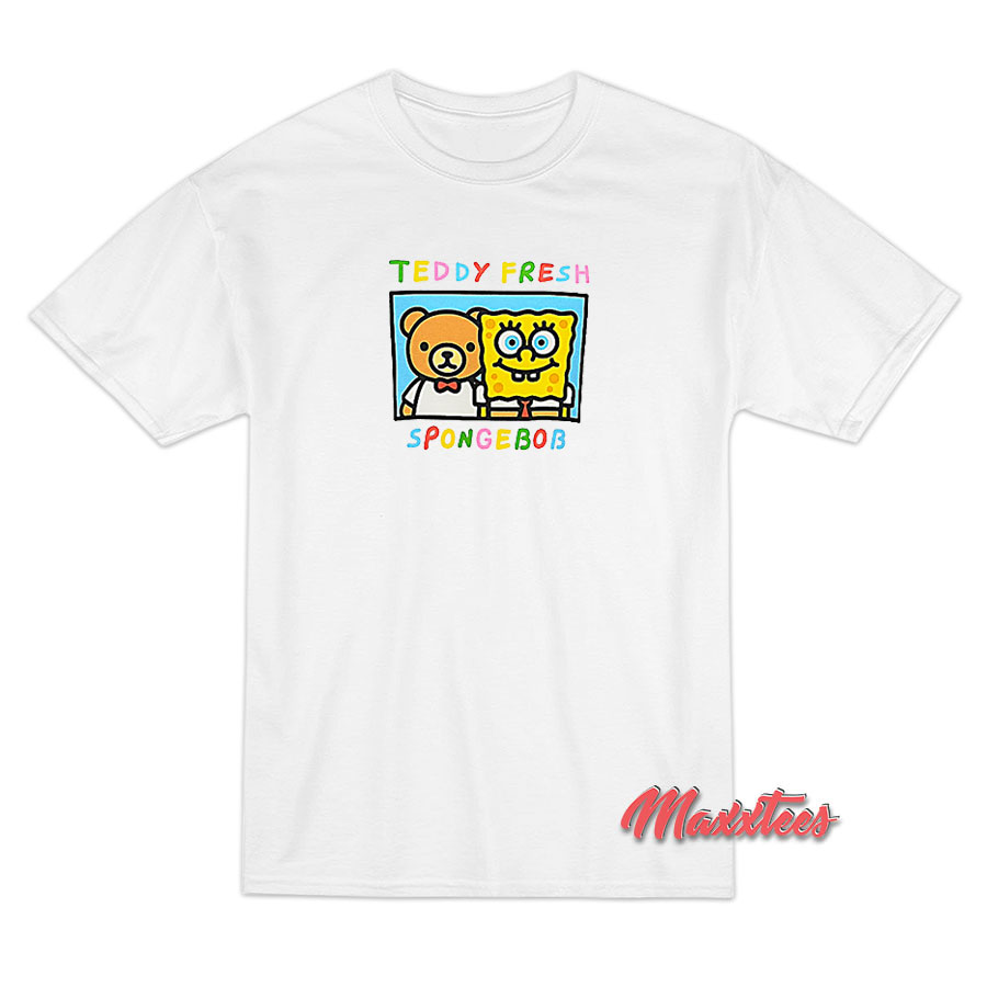 Teddy Fresh X SpongeBob SquarePants Friends Coral T-Shirt Teddy Fresh X SpongeBob SquarePants Friends Coral T-Shirt