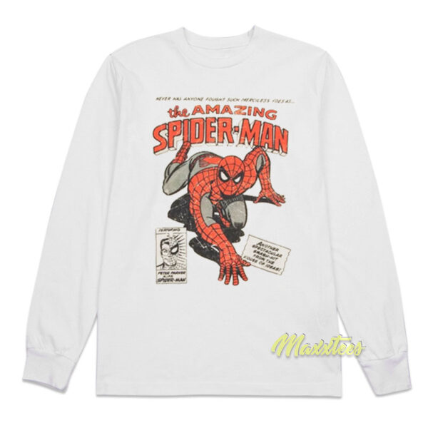 The Amazing Spider Man Long Sleeve Shirt The Amazing Spider Man Long Sleeve Shirt