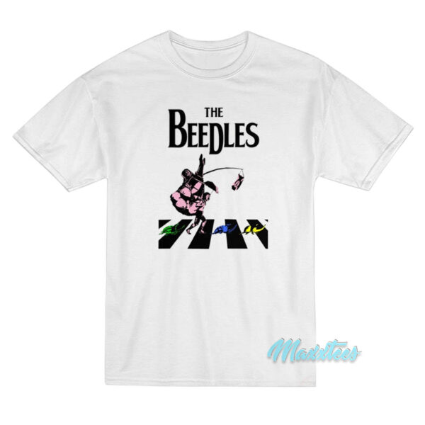 The Beedles Beatles Abbey Road Mashup T-Shirt The Beedles Beatles Abbey Road Mashup T-Shirt