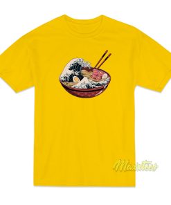 The Great Wave Off Kanagawa Ramen T-Shirt The Great Wave Off Kanagawa Ramen T-Shirt