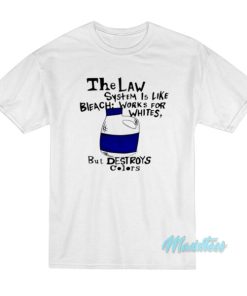 The Law System Is Like Bleach T-Shirt 1 The Law System Is Like Bleach T Shirt 2