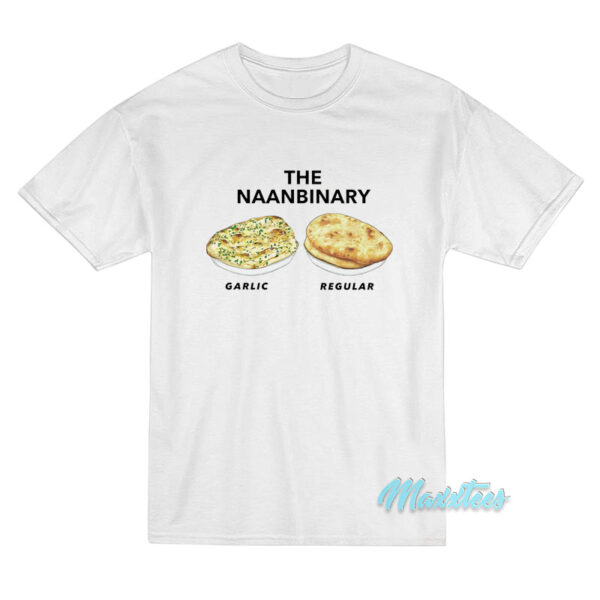 The Naanbinary Garlic Regular T-Shirt The Naanbinary Garlic Regular T-Shirt