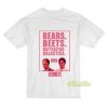 The Office Bears Beets Battlestar Galactica T-Shirt
