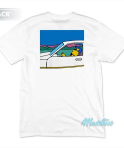 The Simpsons Bart On The Road T-Shirt