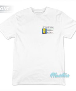 The Simpsons Bart On The Road T Shirt 3