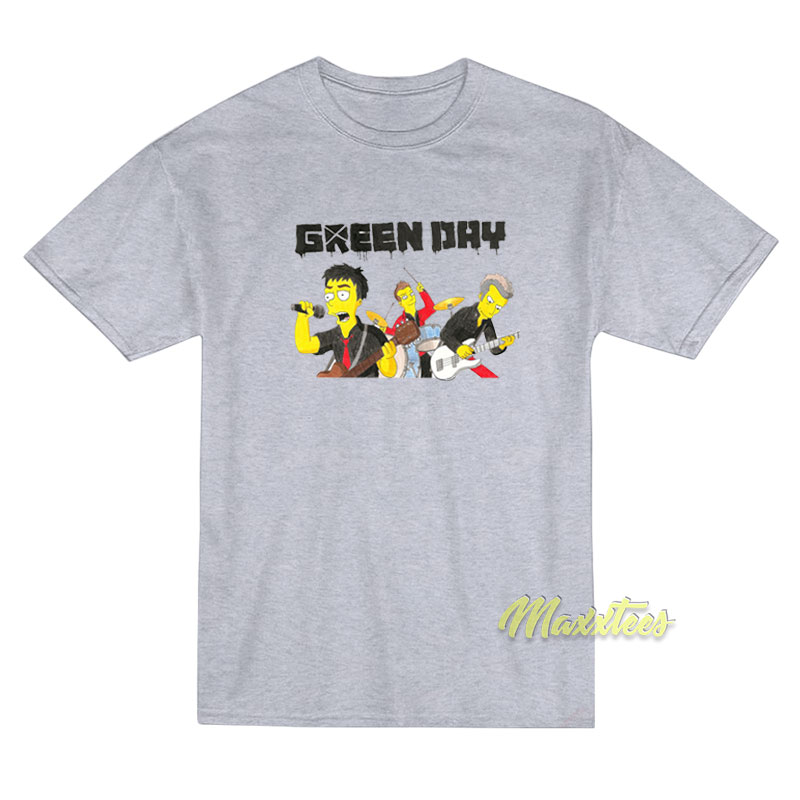 The Simpsons Green Day T-Shirt The Simpsons Green Day T-Shirt