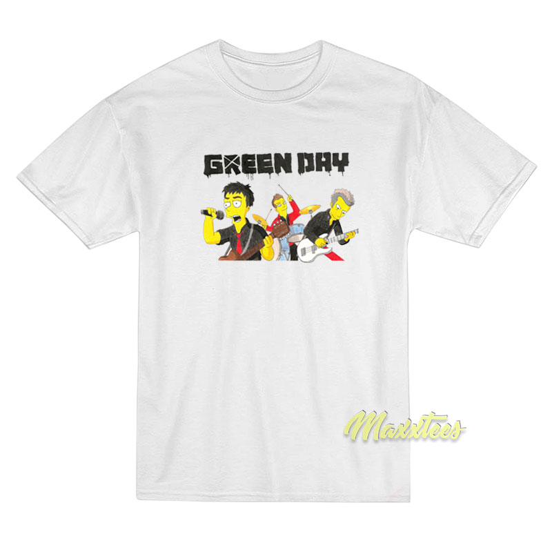 The Simpsons Green Day T-Shirt The Simpsons Green Day T-Shirt