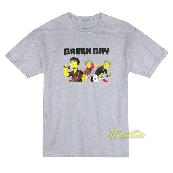 The Simpsons Green Day T-Shirt The Simpsons Green Day T-Shirt