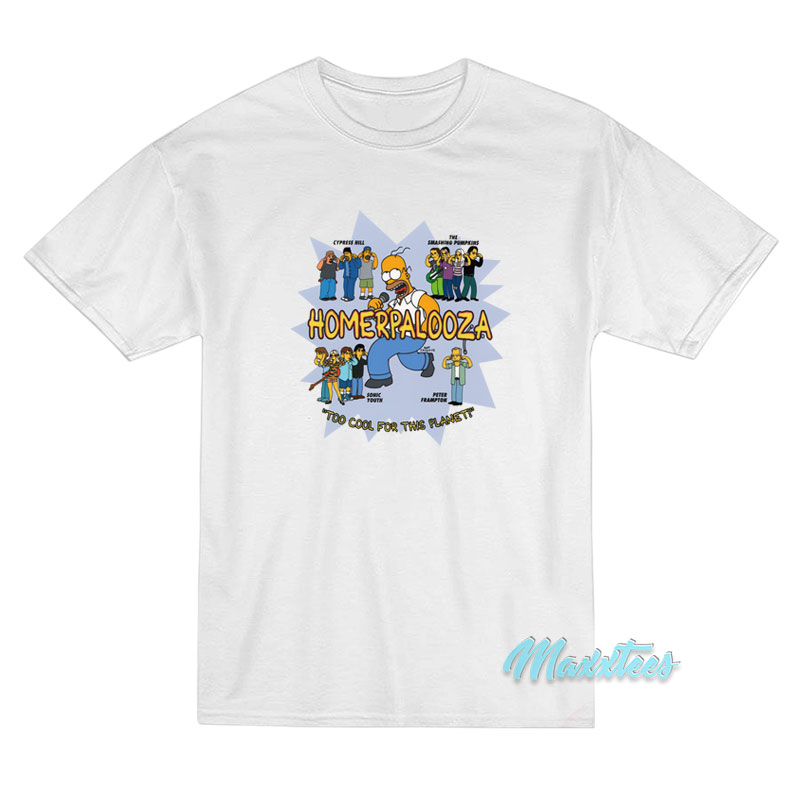 The Simpsons Homerpalooza T-Shirt The Simpsons Homerpalooza T-Shirt