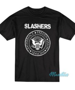 The Slashers Ramones Logo Parody T-Shirt 1 The Slashers Ramones Logo Parody T Shirt 2