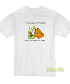 The Soju Experience Party Animals Korea T-Shirt The Soju Experience Party Animals Korea T-Shirt