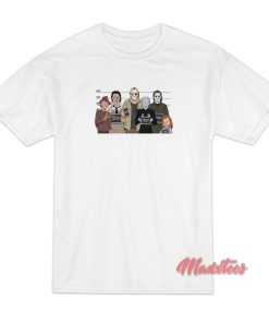The Usual Horror Suspects Classic Halloween T-Shirt The Usual Horror Suspects Classic Halloween T-Shirt