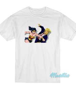 Wonder Woman Punching Donald Trump Face T-Shirt Wonder Woman Punching Donald Trump Face T-Shirt