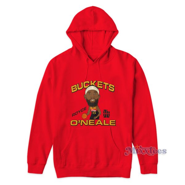 Caricature Nickname Buckets Royce O'neale Hoodie Caricature Nickname Buckets Royce O'neale Hoodie
