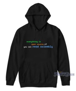 Everything Is Open Source If You Can Read Assembly Hoodie